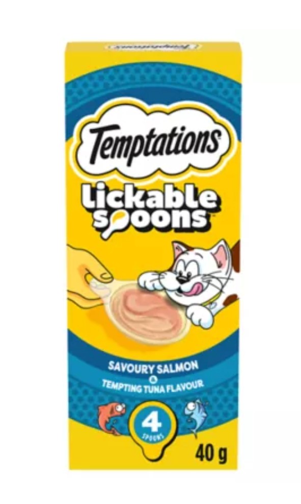 Temptations Lickable Spoons Cat Treats